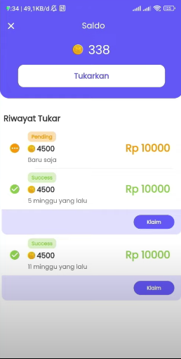 Bukti Pembayaran mBucks