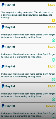 Bukti Pembayaran Ilustrasi Aplikasi Penghasil Uang Digiwards (foto: Youtuber Naufal354)