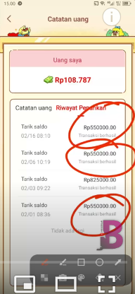 Riwayat Penarikan Aplikasi Penghasil Uang Super Birds (foto: Canva)